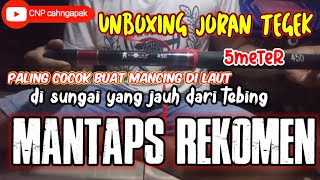 Unboxing joran tegek sepanjang 5,M dari China