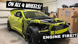 Rebuilding A Wrecked 2021 Camaro SS 1LE Part 7