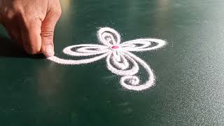 Best Rangoli Kolam For PoojaRoom | Simple And Easy Daily Rangoli Design | Small And Unique Rangoli