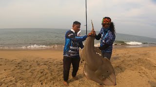 बापरे sss.. स्पर्धे मध्ये मिळत होते अजब-गजब मासे,  A. I. G. F. A international fishing competition