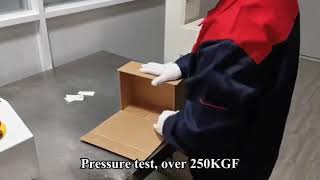 Pressure test for our standard Magnetic Folding Boxes 🎁