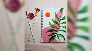 Easy And aesthetic Bohemian Leaf Drawing