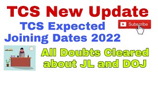 TCS expected Joining Dates 2022||All Doubts Cleared about JL and Date of Joining|English and Telugu