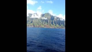 The Na Pali coast of Kauai