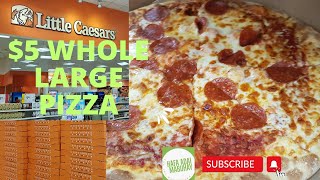 May mabibili pa bang $5 Extra Large Whole Pizza??? #food #pizzalover #bestbuy