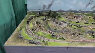 TCA York 10-2021 Orange Hall WWII Train layout