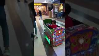 truck driver in giga mall rawalpindi | mini truck ride | having fun at giga mall rawalpindi pakistan