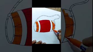 Dhol drawing/Dholak drawing