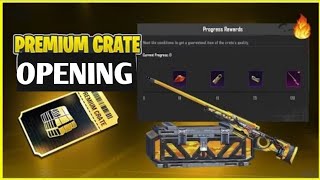 PREMIUM CRATE OPENING! FREE 120 PREMIUM CRATE! FREE#pubg#pubgmobile#bgmi#premiumcrate