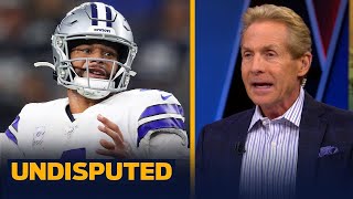 UNDISPUTED | Skip Bayless reacts Dallas feels "very good" about Dak's chances to play vs Minnesota