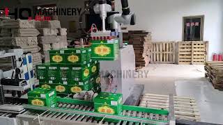 robot palletizing system for cartons|YQ cases robotic palletizer automatic #equipment