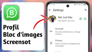 Comment bloquer la capture d'écran sur la photo de profil WhatsApp