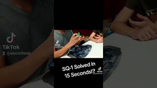 Square-1 Solved in 15 Seconds!? #rubikscube #speedsolving #cubing #speedcubing #square1 #sq1 #squan