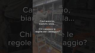 Cablare è una questione seria.  #quadrielettrici #innovazione #staff #switchgear #menatwork #cable