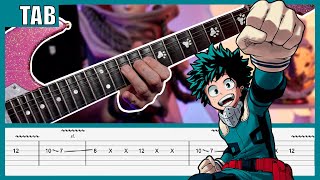 [TAB] My Hero Academia - Op2 Peace Sign | Guitar Tab | Lesson | Tutorial