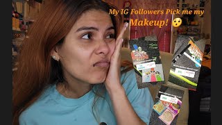 MY INSTAGRAM FOLLOWERS PICKS MY MAKEUP!