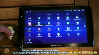 Arnova 10 G2 tablet review (RK2918, 10.1"capacitive,512MB RAM)