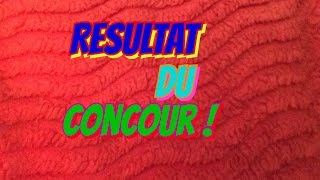 Resultat du concour !