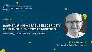 Maintaining a stable electricity grid in the energy transition | ICSC Webinars