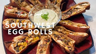 Southwest Egg Rolls Recipe: وصفة رولات دجاج مكسيكي