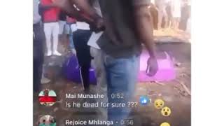 Clip from the accident scene where Zimbabwean socialite, “Ginimbi” died alongside 3 others on Sunday