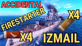 Izmail: 4 KILL, 4 Fires...and I Only Did 66K Damage? | World of Warships