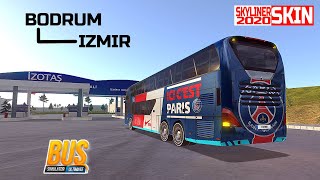 Автобусный симулятор Ultimate || Скин Neoplan Skyliner — ПСЖ — От Бодрума до Измира.