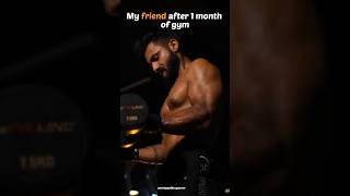 My friend after 1 month of #gym #friends #gymfunny #gymlife #gymmotivation #bodybuilding #memes