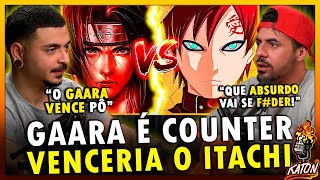 DEU BRIGA AO VIVO! GAARA É COUNTER DO ITACHI? - Katon Podcast