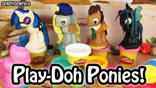 Play-Doh Make ‘N Style My Little Pony MLP Derpy Dr. Hooves DJPON3 Chrysalis Toy Review Tutorial