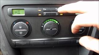 2007 SKODA OCTAVIA CLIMATE CONTROL