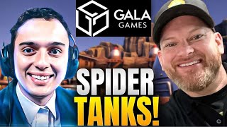 Spider Tanks Play-to-Earn (P2E) and Web3 Game Dynamics with Classy Crypto | GALA GAMES