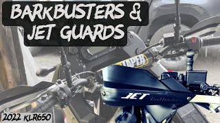 Barkbusters install 2022 KLR650