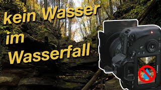 Anders als gedacht | Der Wasserfall ohne Wasser | Rene Berger Landschaftsfotografie