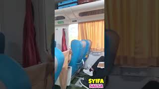 Syifa Salsa naik kereta Gajah Wong no kereta 137 dari Jakarta ke Jogja