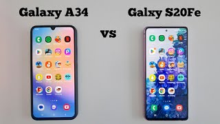 Samsung A34 vs S20 Fe in 2024 || Speed Test