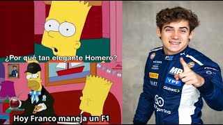 Los mejores memes del debut de Franco Colapinto 🚀: "AHORA SOY EXPERTO EN FORMULA 1🏁"