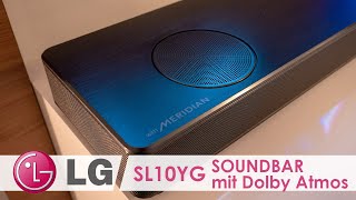 LG SL10YG SOUNDBAR mit Dolby Atmos und DTS:X im Hands-On (4K / 60p)