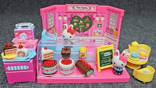 6 Minutes Satisfying with Unboxing Pink Rabbit Cake Store [Toys ASMR] (no music)