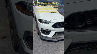 2023 Mach 1 Mustang! Track Prep! #cars #ford #viral #shortvideo #shorts #v8 #drift