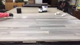 Time Lapse: Applying Weatherwood Maintenance Oil on #Hardwood Flooring