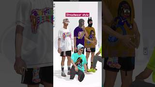 Clo3d Virtual Design Streetwear Combo #clo3dtutorial #clo3d #streetwear