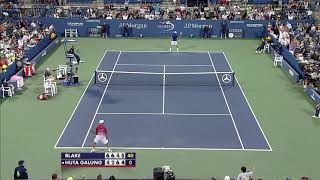 Fastest Tennis forehand in history 125mph/200kmh - James Blake