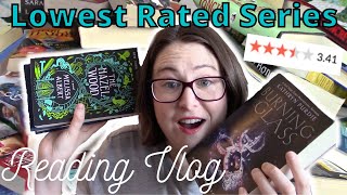 READING THE LOWEST RATED BOOK SERIES ON MY TBR - reading vlog [Project TBR Zero - Ep. 3]