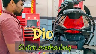 Honda Dio clutch overhauling 🔧