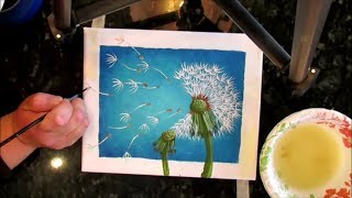 How to Paint Dandelions III