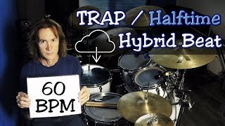 60 BPM Trap Drummer Beat & Loop (mp3 download)