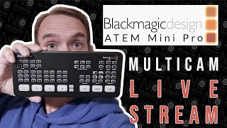 ATEM Mini PRO  - Multiview Set up and how to MULTICAM LIVE STREAM