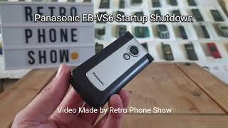 Panasonic EB-VS6 Startup Shutdown