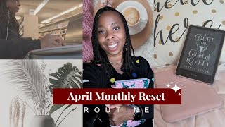 My 12 week year RESET 🗓️ | April Monthly Reset ♻️Declutter, Planning, Favorites